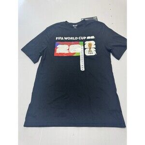 FIFA World Cup 2026 Men’s T-Shirt Size M Navy Blue Official Licensed NWT